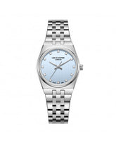 Lee Cooper Women's Analog Watch Blue Dial With Silver Metal Band,LC08204.300